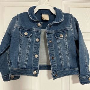 First Impressions Stretch Denim Jacket Blazer Size 2T